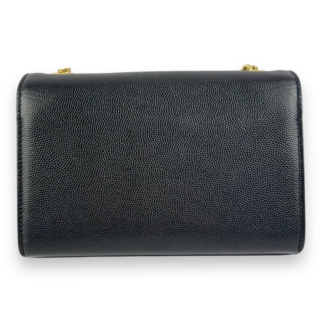 Saint Laurent YSL Black Small Kate Leather Handbag - Lux Central