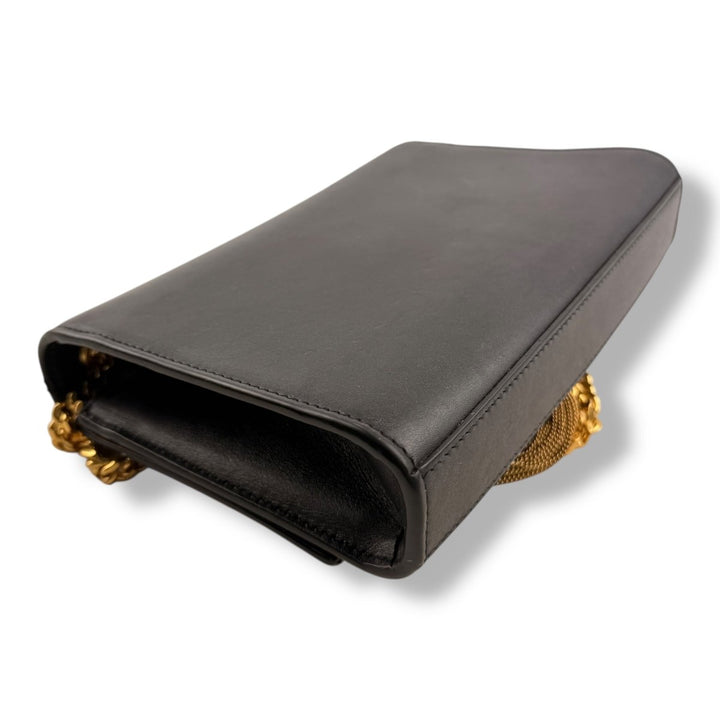 Saint Laurent YSL Black Small Kate Smooth Leather Handbag - Lux Central