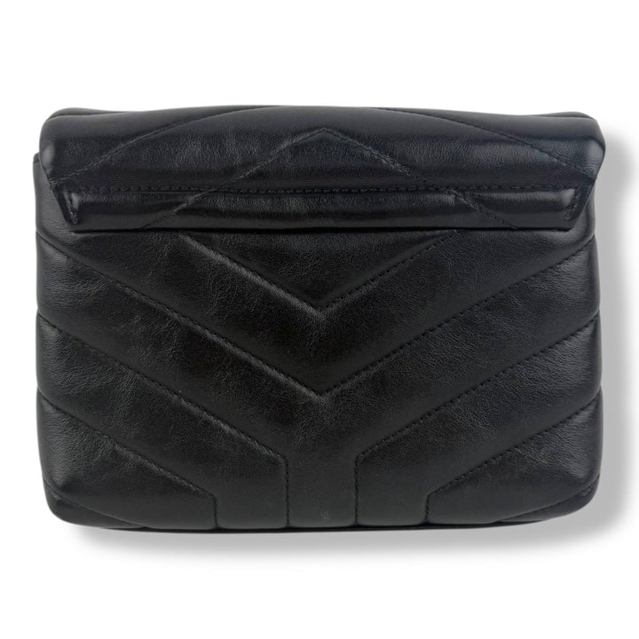 Saint Laurent YSL Black Toy LouLou Quilted Leather Handbag - Lux Central