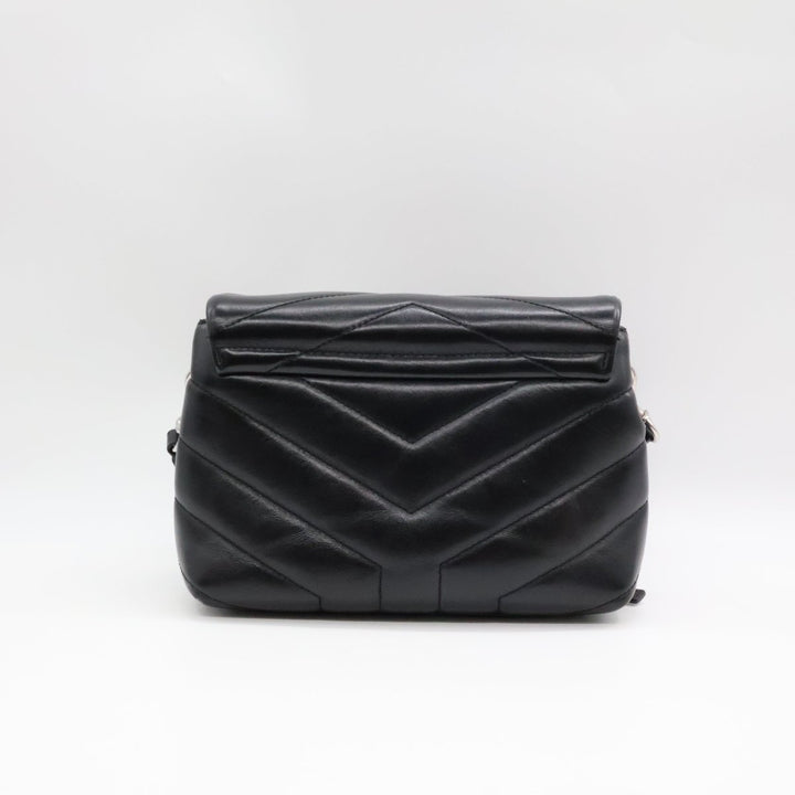 Saint Laurent YSL Black Toy LouLou Quilted Leather Handbag - Lux Central