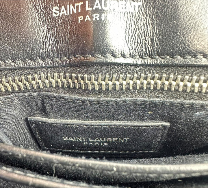 Saint Laurent YSL Black Toy LouLou Quilted Leather Handbag - Lux Central