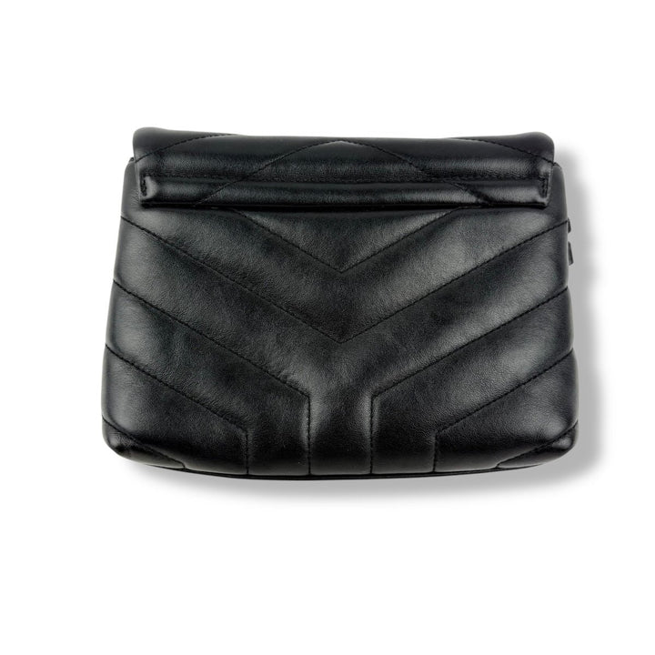 Saint Laurent YSL Black Toy LouLou Quilted Leather Handbag - Lux Central