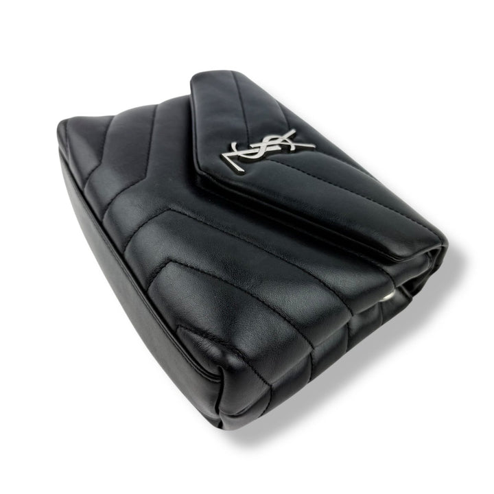 Saint Laurent YSL Black Toy LouLou Quilted Leather Handbag - Lux Central