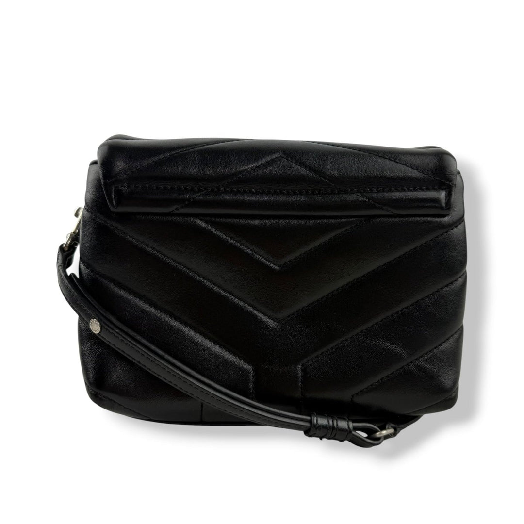 Saint Laurent YSL Black Toy LouLou Quilted Leather Handbag - Lux Central