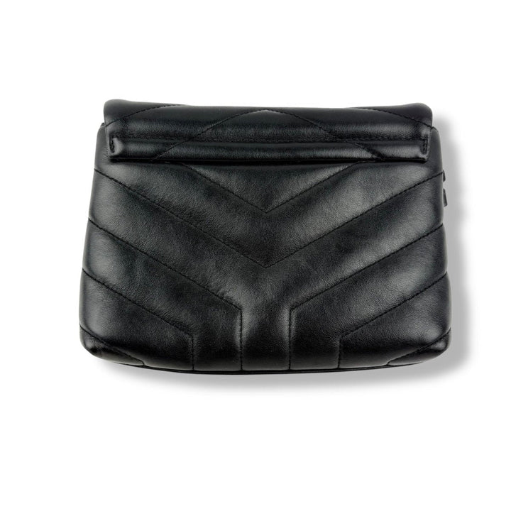 Saint Laurent YSL Black Toy LouLou Quilted Leather Handbag - Lux Central
