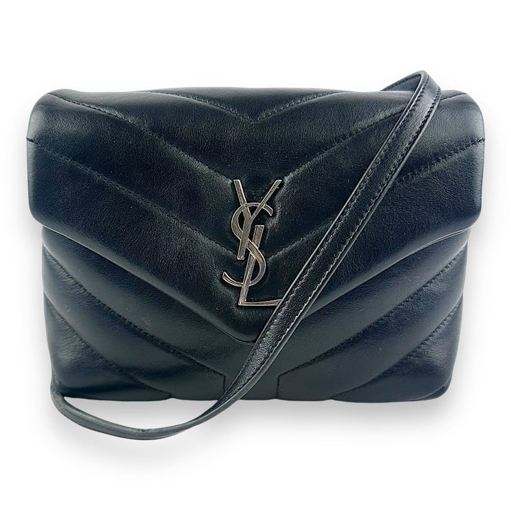 Saint Laurent YSL Black Toy LouLou Quilted Leather Handbag - Lux Central