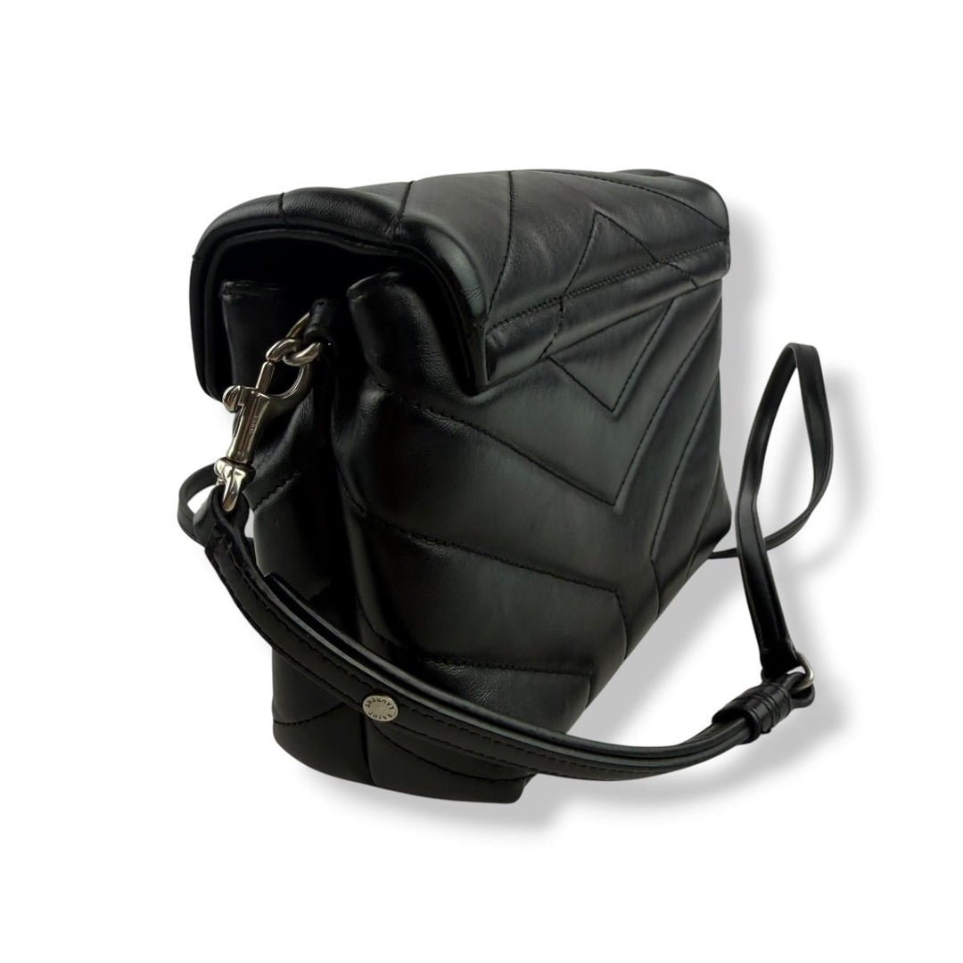 Saint Laurent YSL Black Toy LouLou Quilted Leather Handbag - Lux Central