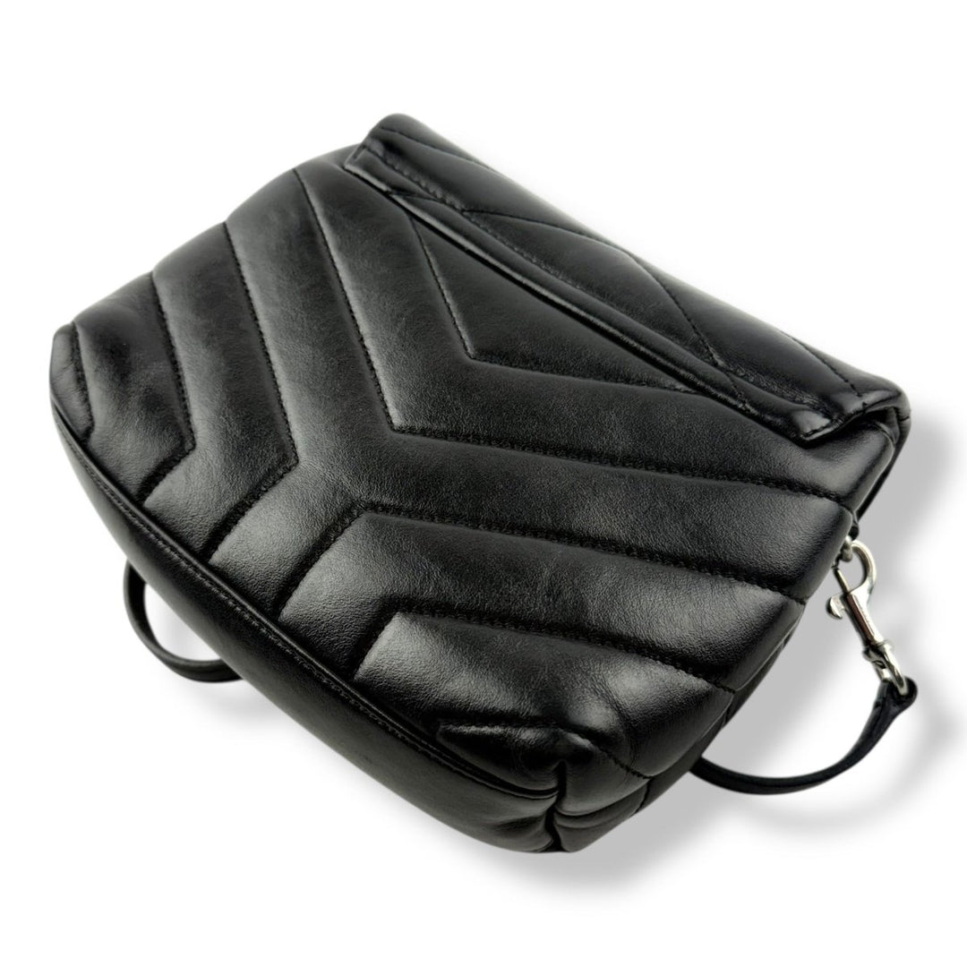 Saint Laurent YSL Black Toy LouLou Quilted Leather Handbag - Lux Central