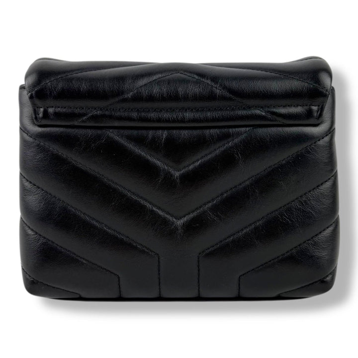 Saint Laurent YSL Black Toy LouLou Quilted Leather Handbag - Lux Central