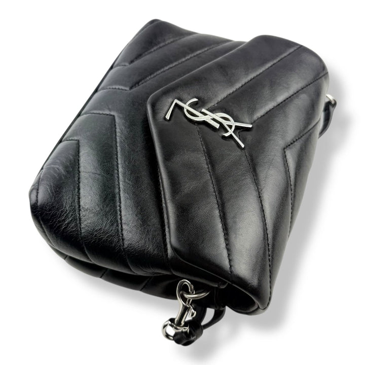 Saint Laurent YSL Black Toy LouLou Quilted Leather Handbag - Lux Central