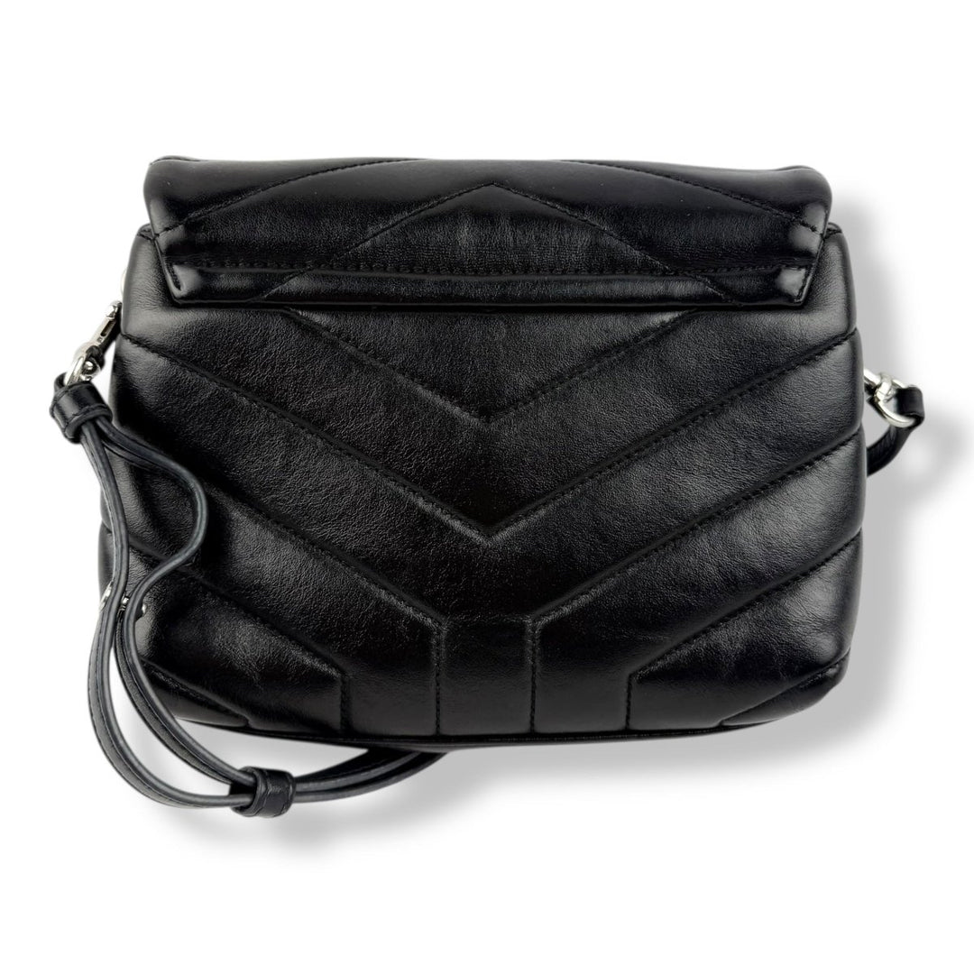 Saint Laurent YSL Black Toy LouLou Quilted Leather Handbag - Lux Central