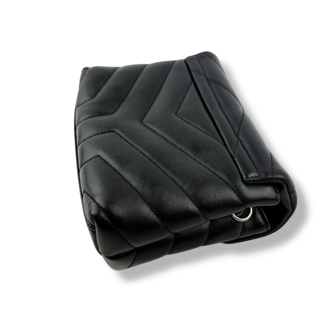 Saint Laurent YSL Black Toy LouLou Quilted Leather Handbag - Lux Central