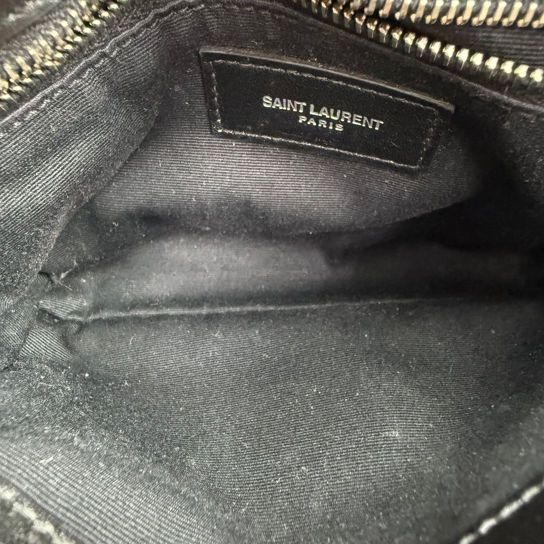 Saint Laurent YSL Black Toy LouLou Quilted Leather Handbag - Lux Central