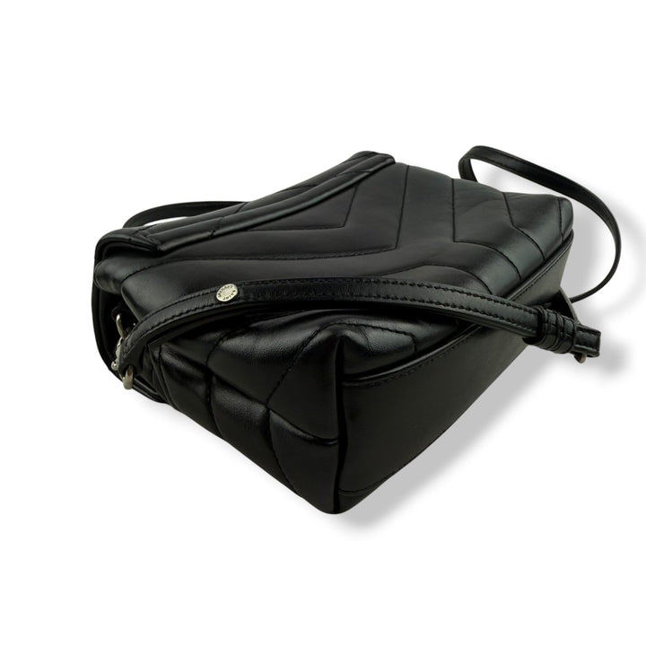 Saint Laurent YSL Black Toy LouLou Quilted Leather Handbag - Lux Central