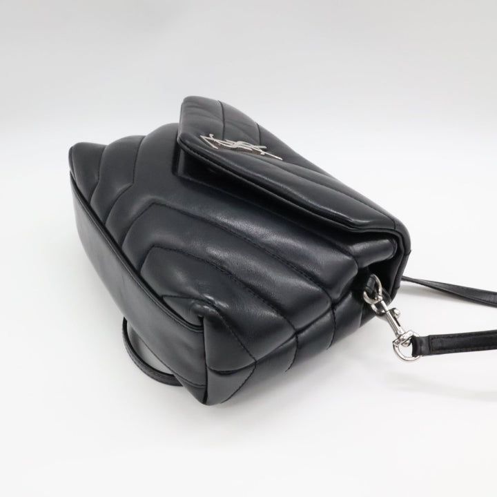Saint Laurent YSL Black Toy LouLou Quilted Leather Handbag - Lux Central