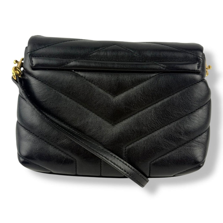 Saint Laurent YSL Black Toy LouLou Quilted Leather Handbag - Lux Central