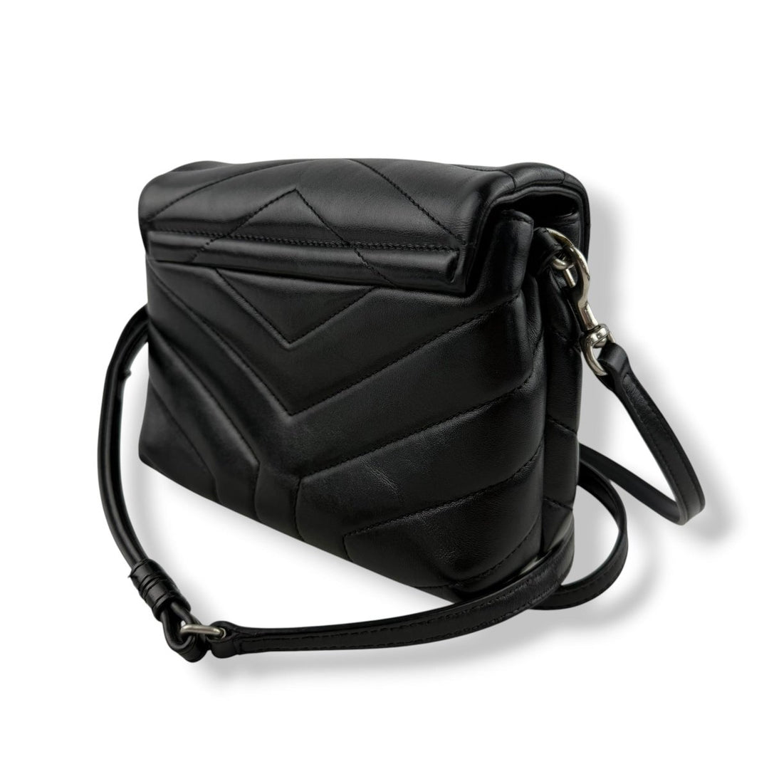 Saint Laurent YSL Black Toy LouLou Quilted Leather Handbag - Lux Central