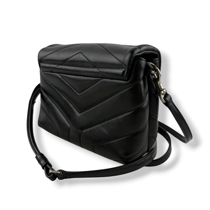 Saint Laurent YSL Black Toy LouLou Quilted Leather Handbag - Lux Central