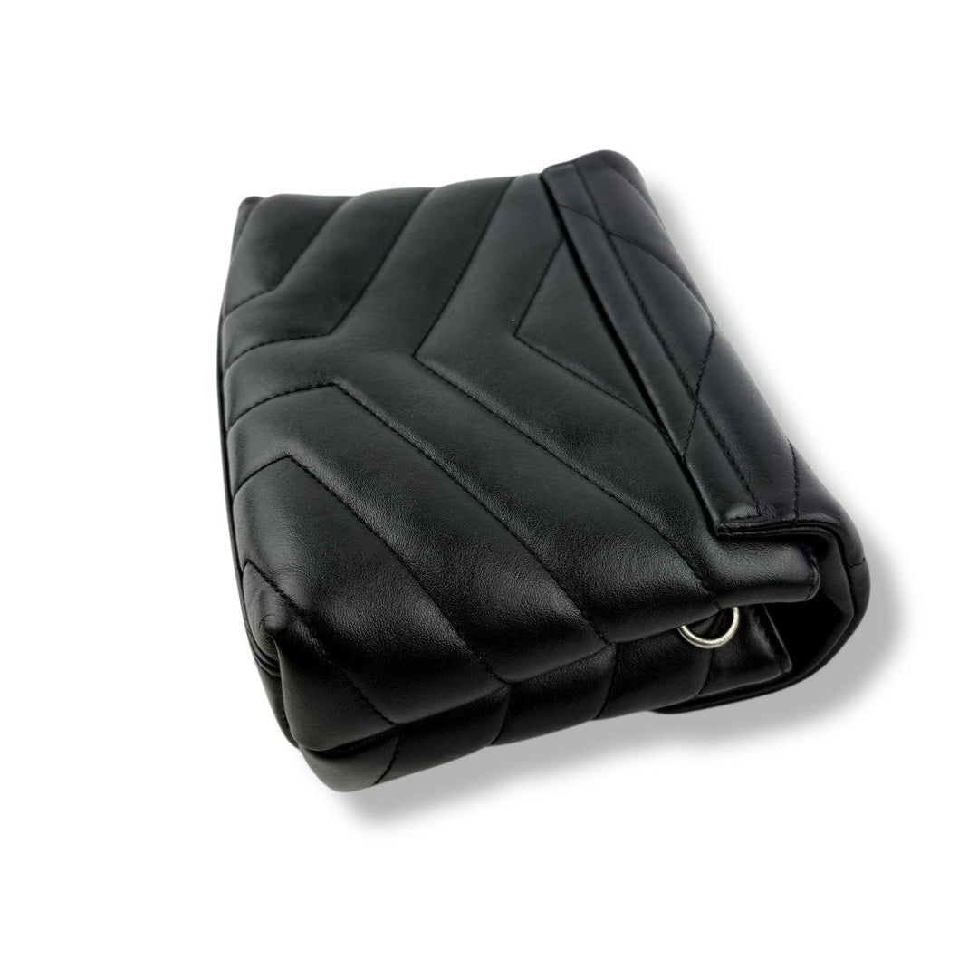 Saint Laurent YSL Black Toy LouLou Quilted Leather Handbag - Lux Central