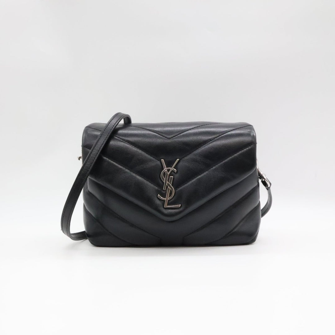 Saint Laurent YSL Black Toy LouLou Quilted Leather Handbag - Lux Central