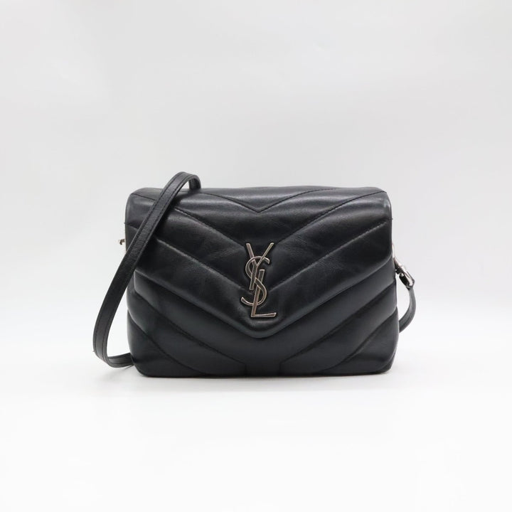 Saint Laurent YSL Black Toy LouLou Quilted Leather Handbag - Lux Central