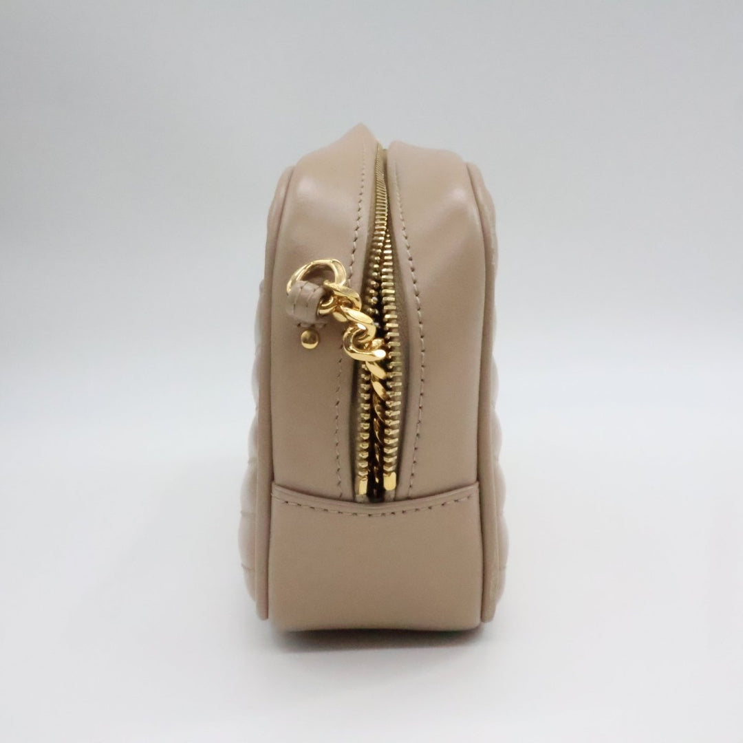 Saint Laurent YSL Lou Camera Beige Crossbody Handbag - Lux Central
