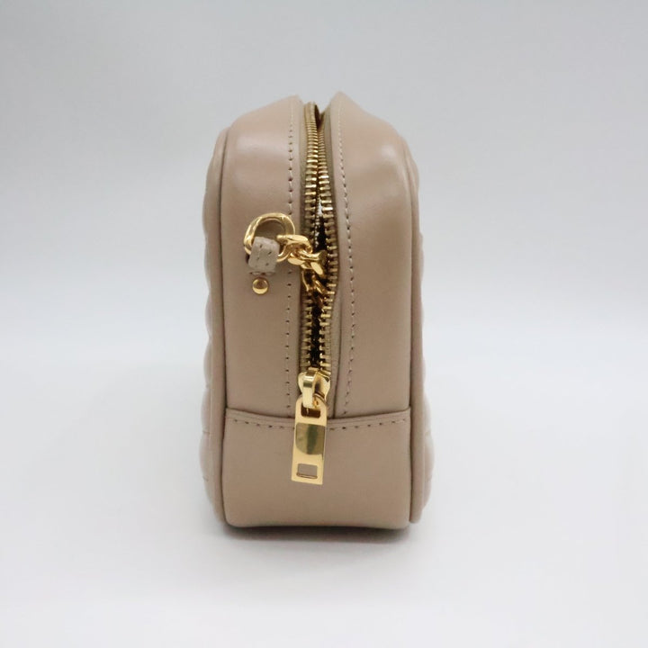 Saint Laurent YSL Lou Camera Beige Crossbody Handbag - Lux Central