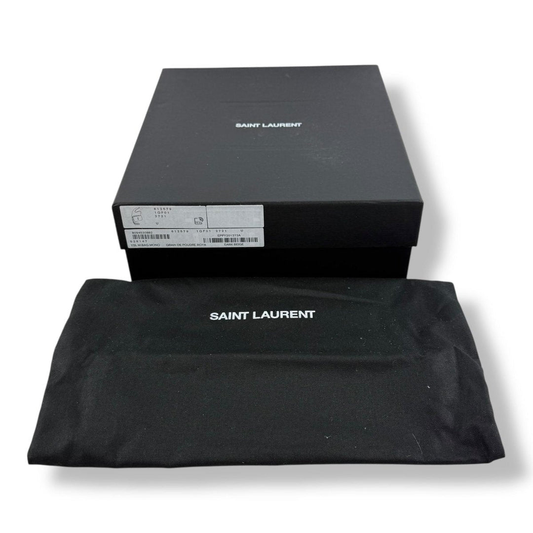 Saint Laurent YSL Lou Camera Beige Crossbody Handbag - Lux Central