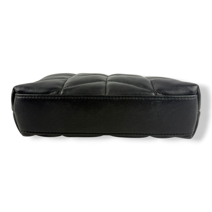 Saint Laurent YSL LouLou Black Quilted Leather Puffer Pouch - Lux Central