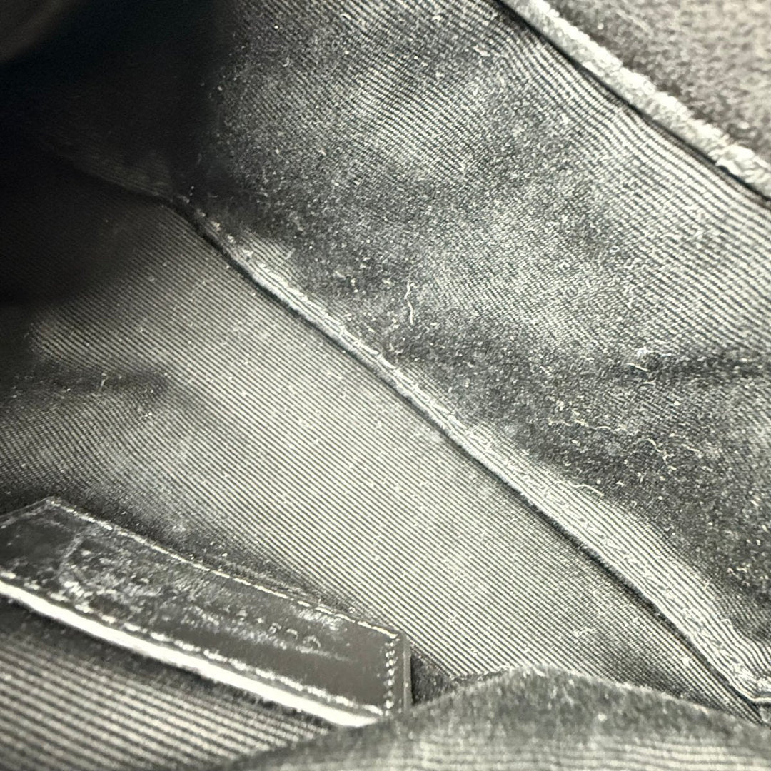 Saint Laurent YSL LouLou Black Quilted Leather Puffer Pouch - Lux Central