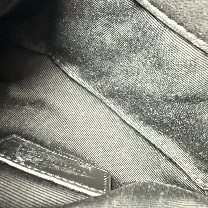 Saint Laurent YSL LouLou Black Quilted Leather Puffer Pouch - Lux Central