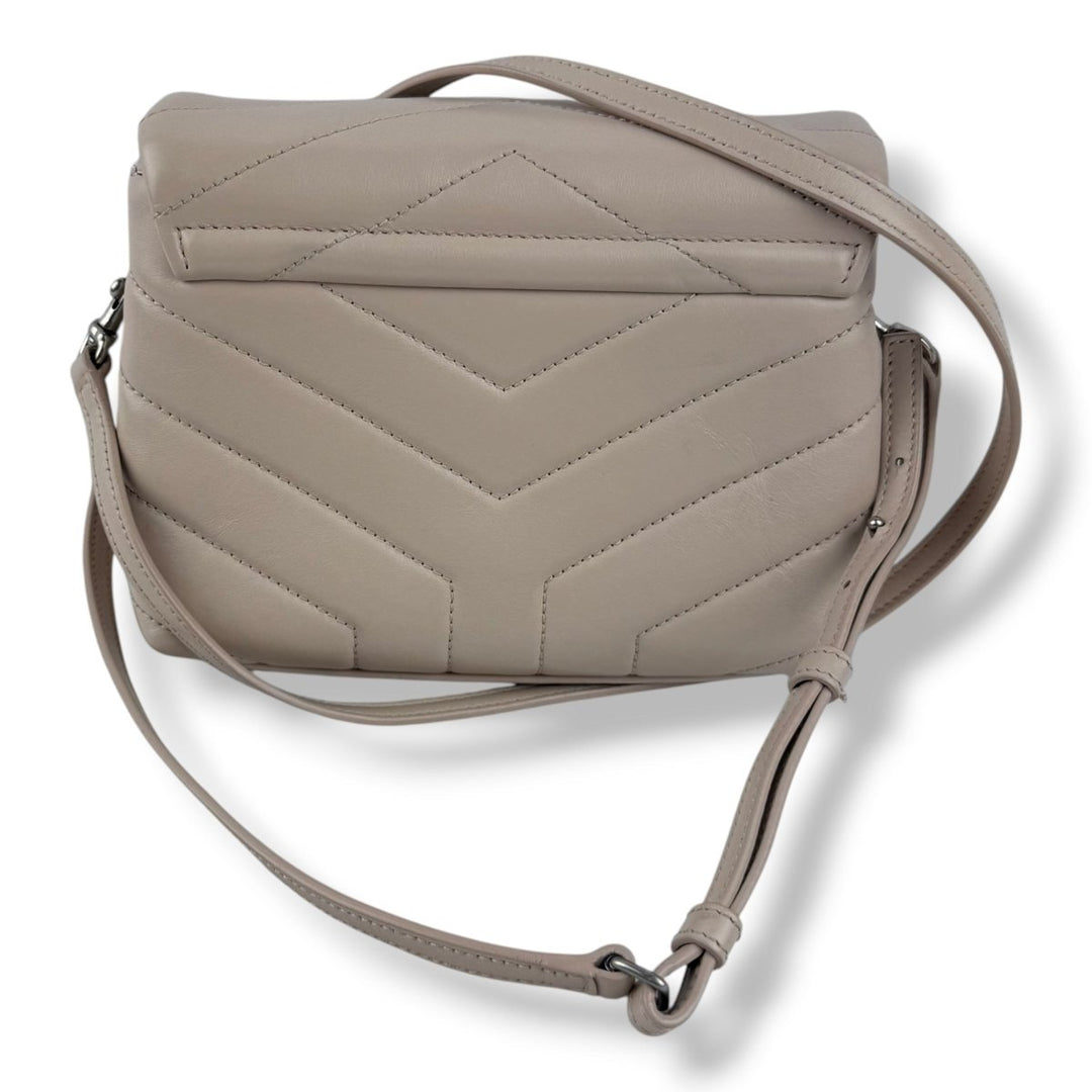 Saint Laurent YSL Nude Toy LouLou Small Quilted Leather Handbag - Lux Central
