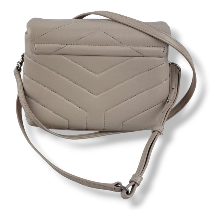 Saint Laurent YSL Nude Toy LouLou Small Quilted Leather Handbag - Lux Central