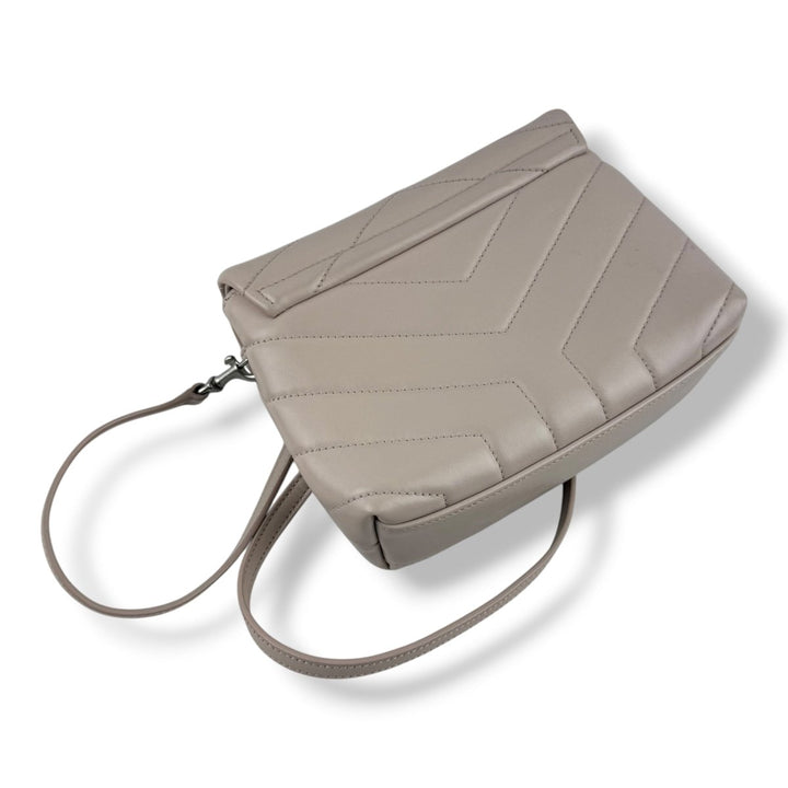 Saint Laurent YSL Nude Toy LouLou Small Quilted Leather Handbag - Lux Central
