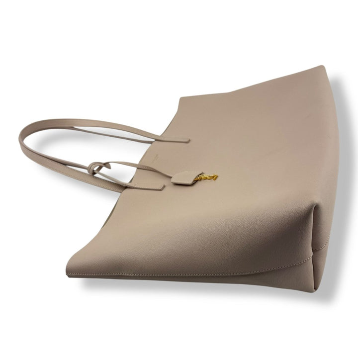 Saint Laurent YSL Pale Pink Shopping Tote Leather Handbag - Lux Central