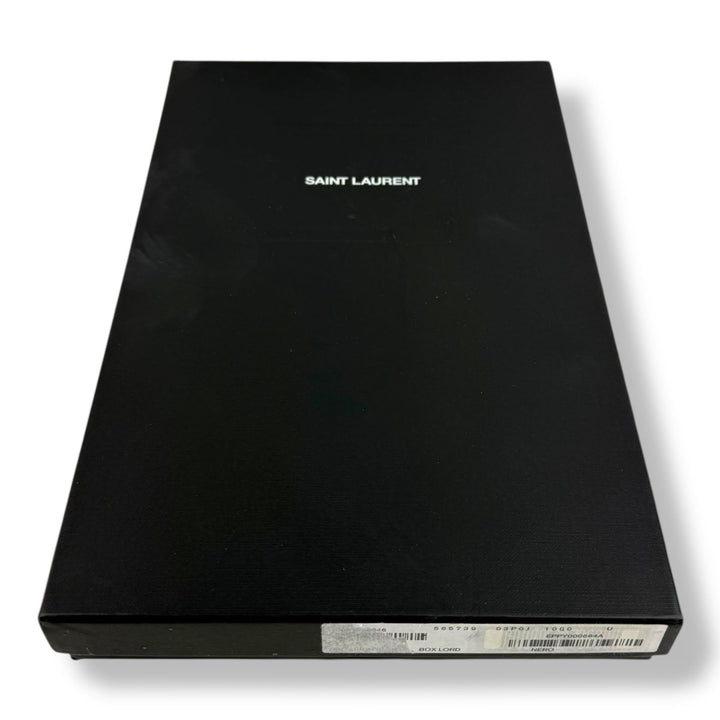 Saint Laurent YSL Uptown Black Leather Clutch Bag - Lux Central