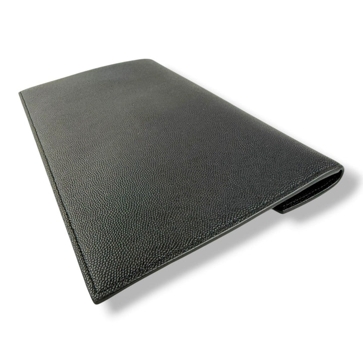 Saint Laurent YSL Uptown Black Leather Clutch Bag - Lux Central