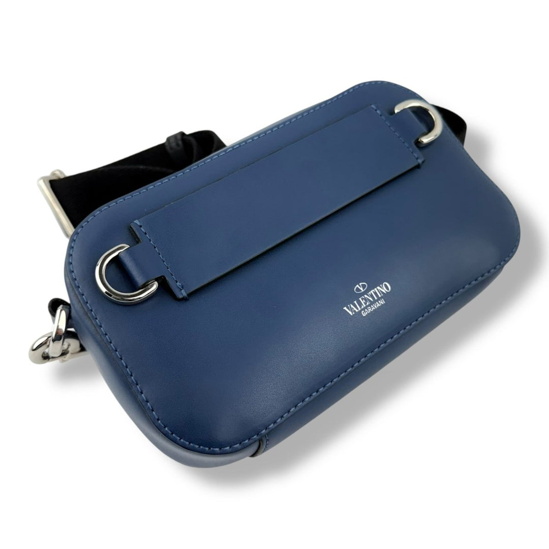 Valentino Garavani Navy VLTN Crossbody Handbag - Lux Central