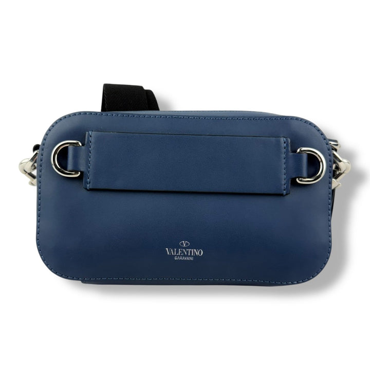 Valentino Garavani Navy VLTN Crossbody Handbag - Lux Central