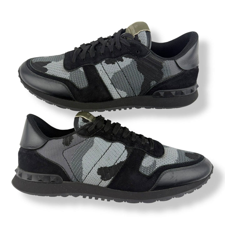 Valentino Rockrunner Black/Grey Mesh UK 8 / EU 42 - Lux Central