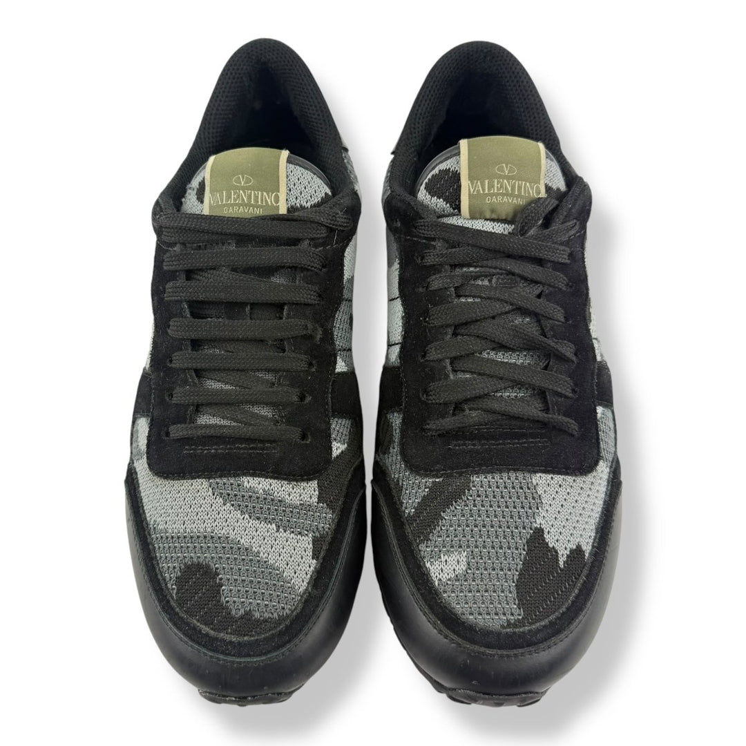 Valentino Rockrunner Black/Grey Mesh UK 8 / EU 42 - Lux Central