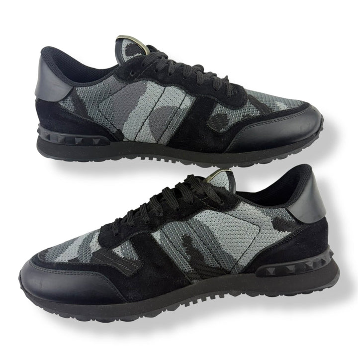 Valentino Rockrunner Black/Grey Mesh UK 8 / EU 42 - Lux Central