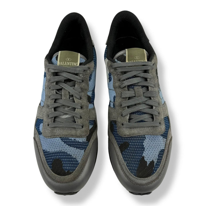 Valentino Rockrunner Blue Grey Mesh UK 9 / EU 43 - Lux Central