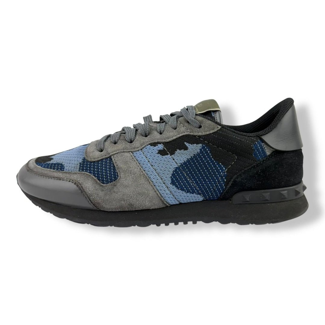 Valentino Rockrunner Blue Grey Mesh UK 9 / EU 43 - Lux Central