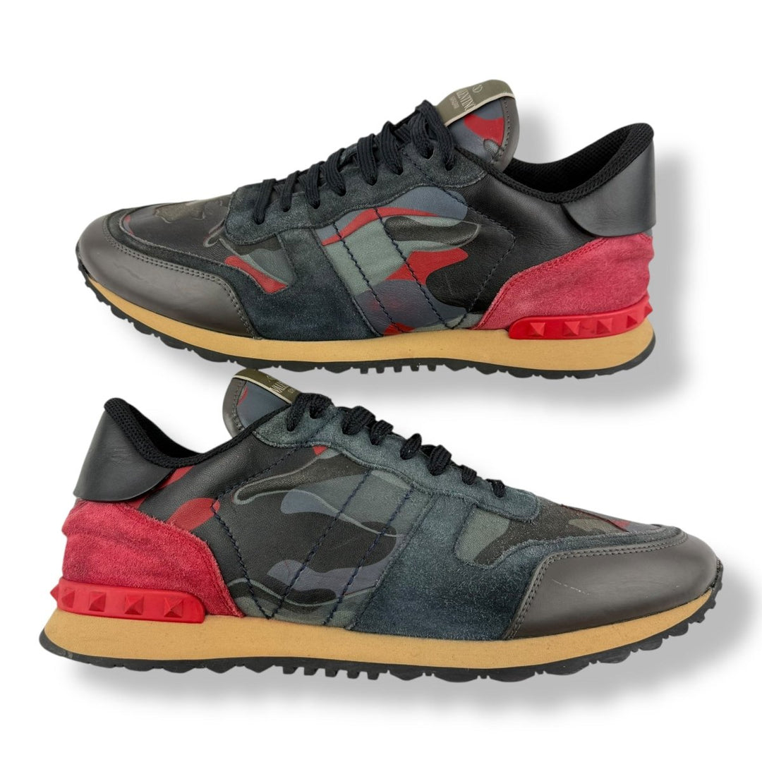 Valentino Rockrunner Grey/Red UK 10.5 / EU 44.5 - Lux Central