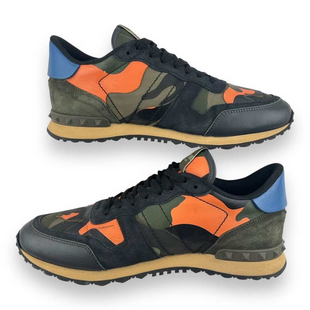 Valentino Rockrunner Khaki / Orange UK 8 / EU 42 - Lux Central