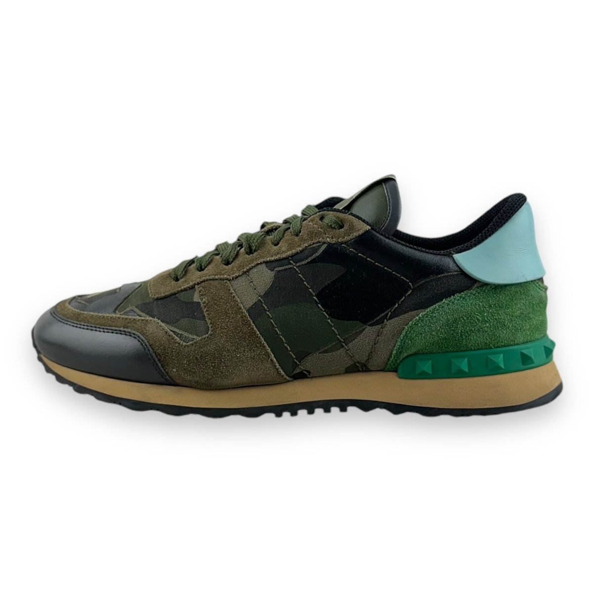 Valentino Rockrunner Khaki UK 7 EU 41 Lux Central