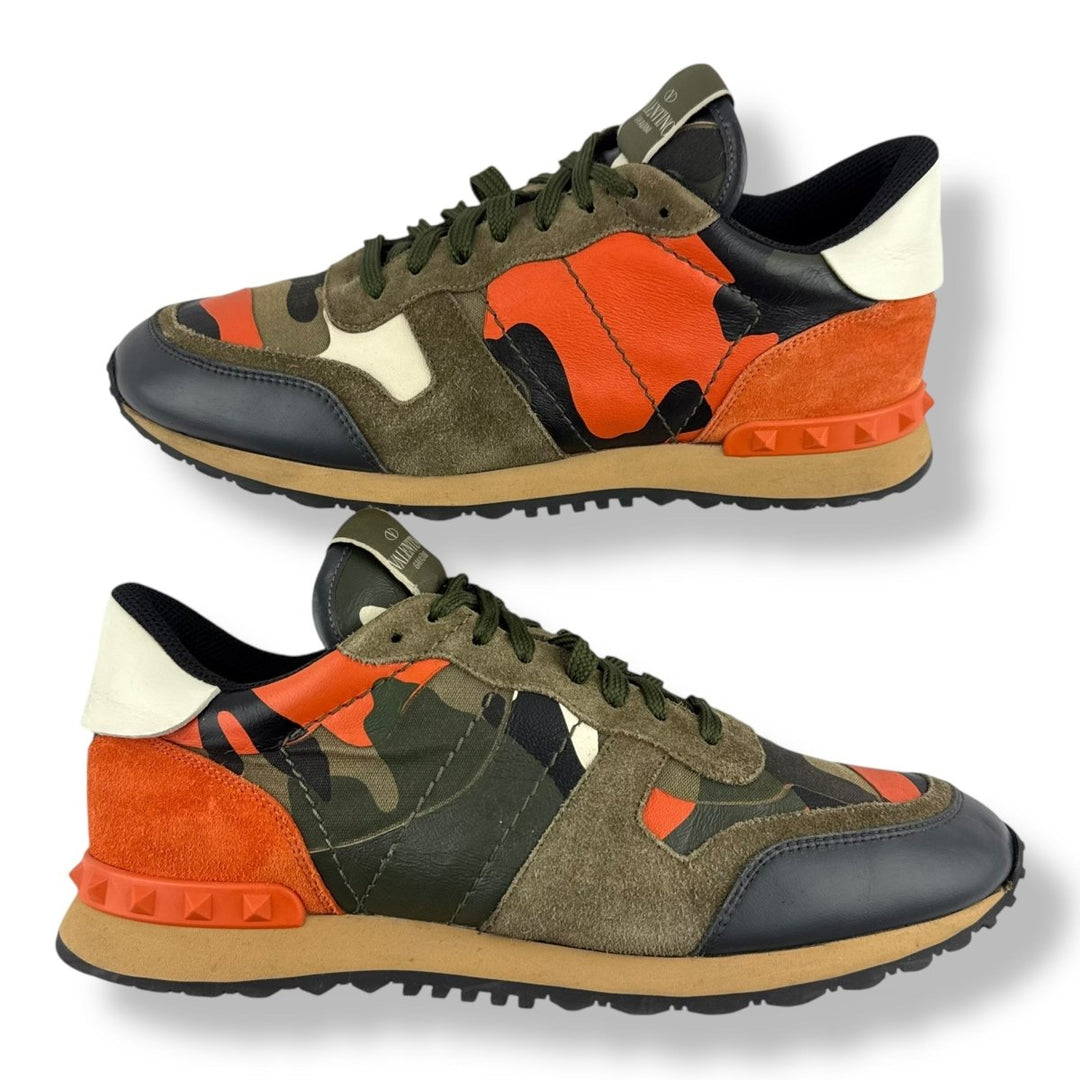 Valentino Rockrunner Khaki/Orange UK 8 / EU 42 - Lux Central