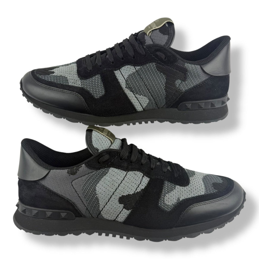 Valentino Rockrunner Mesh Grey/Black UK 8 / EU 42 - Lux Central