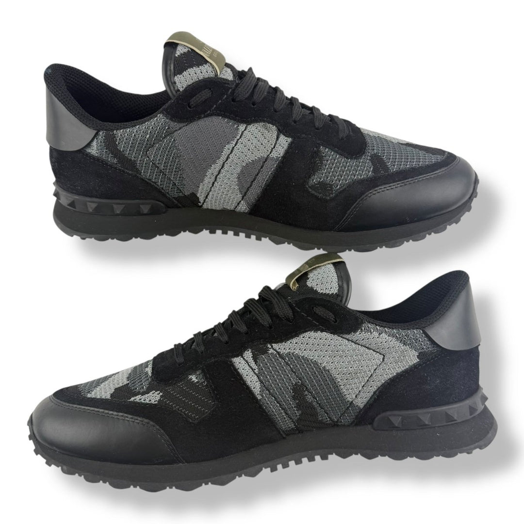 Valentino Rockrunner Mesh Grey/Black UK 8 / EU 42 - Lux Central